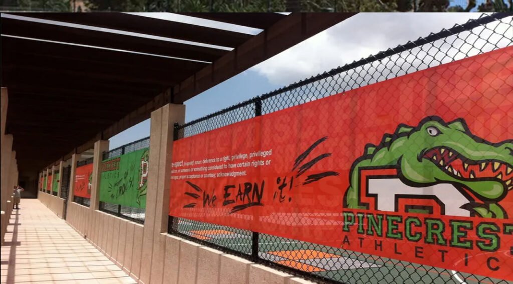 fabric banner