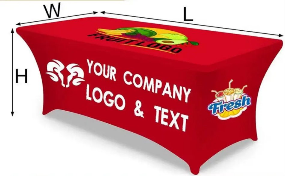 Logo-Tischdecke leicht gemacht: So geht’s!