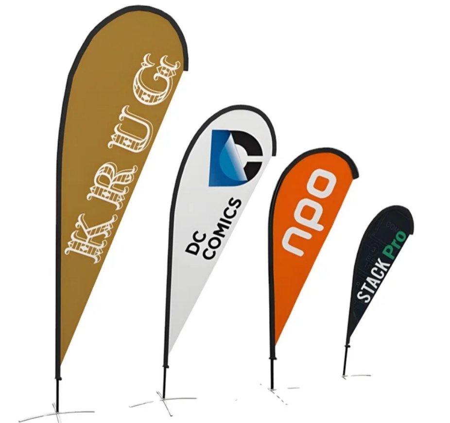 Beachflags Tropfenform