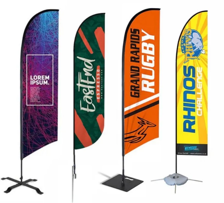 Beachflags bedrucken lassen – Individuelle Werbeflaggen für Ihren Erfolg