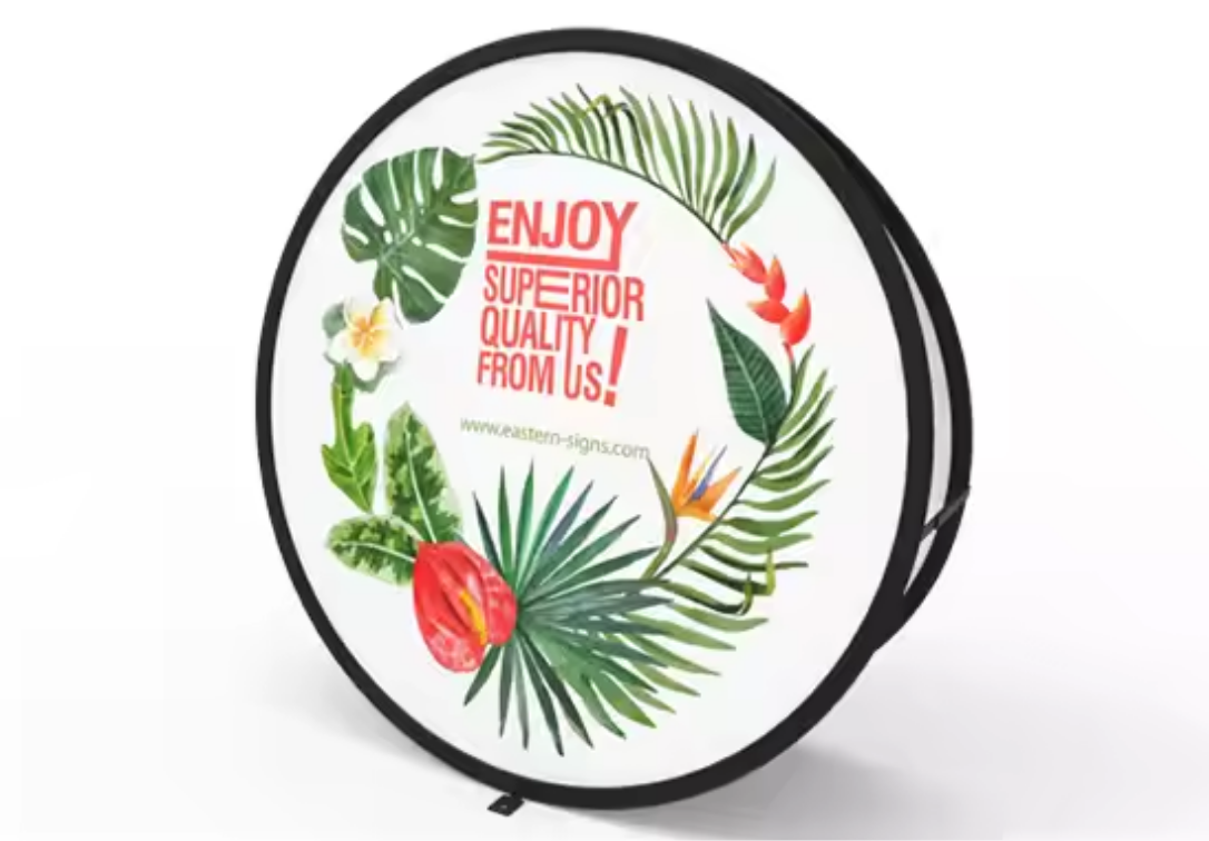 Runde Pop-Up-Banner