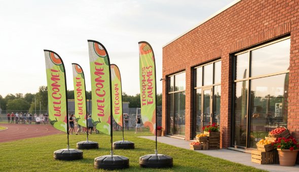 Tipps zur Auswahl der perfekten beidseitig bedruckten Beachflag