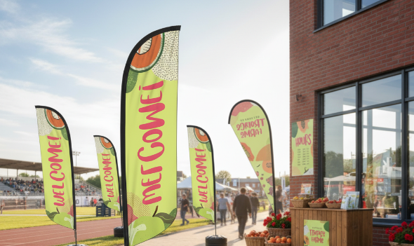 Tipps zur Auswahl der perfekten beidseitig bedruckten Beachflag