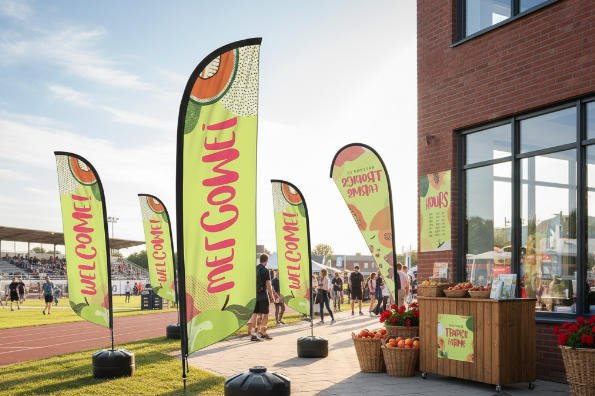 Tipps zur Auswahl der perfekten beidseitig bedruckten Beachflag