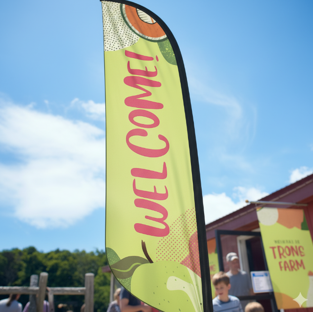 Tipps zur Auswahl der perfekten beidseitig bedruckten Beachflag