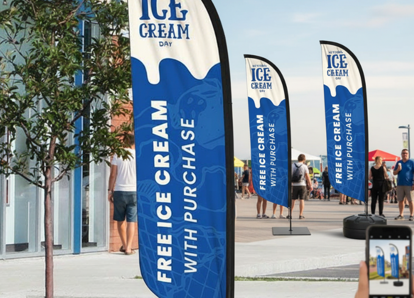 Flyeralarm Beachflag