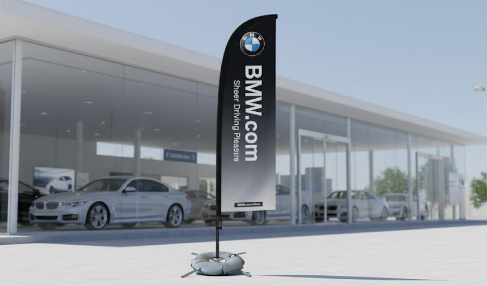 Beachflag bedrucken günstig