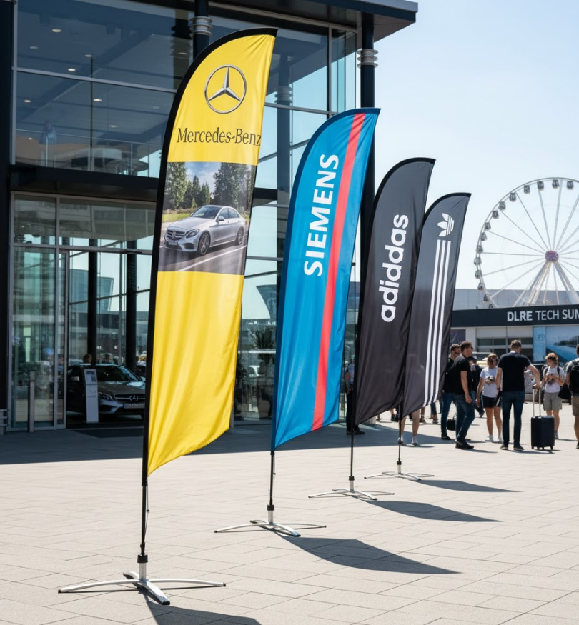 Werbung Fahne 