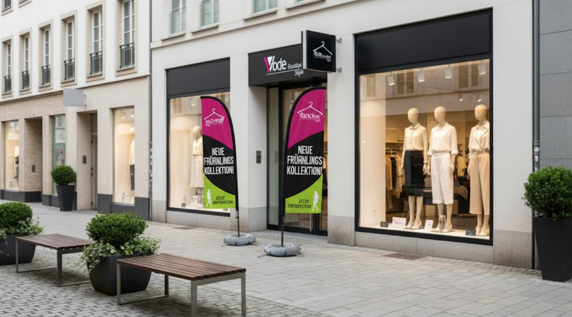 beachflag beidseitig bedruckt
