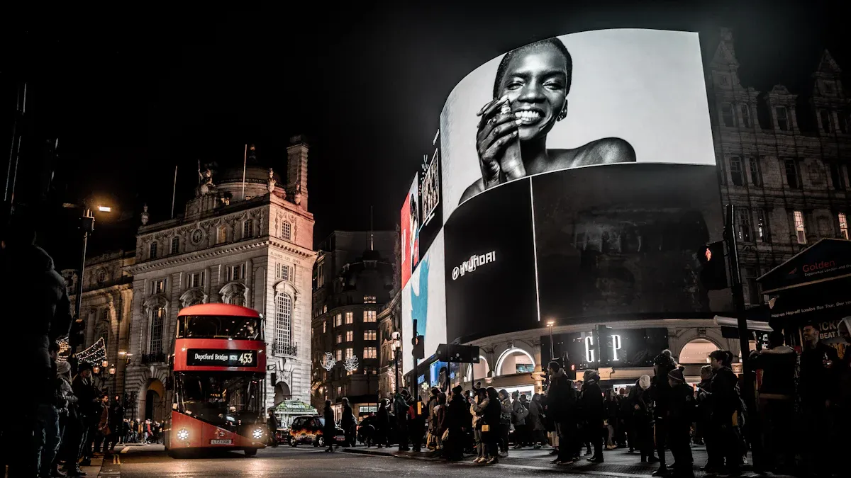 Physische Alternativen zu Roll-Up- und pop up bannern für mobile Werbung