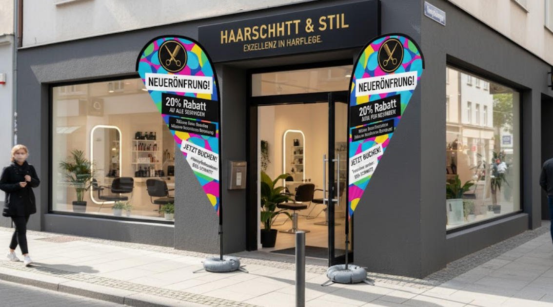 Werbefahnen Beachflags