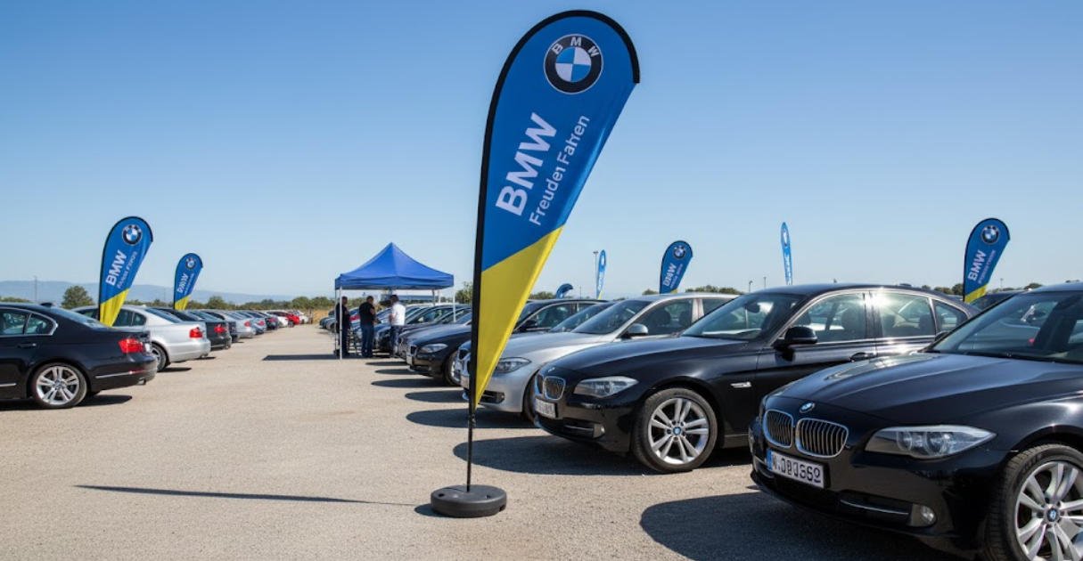 dropflag beidseitig bedruckt