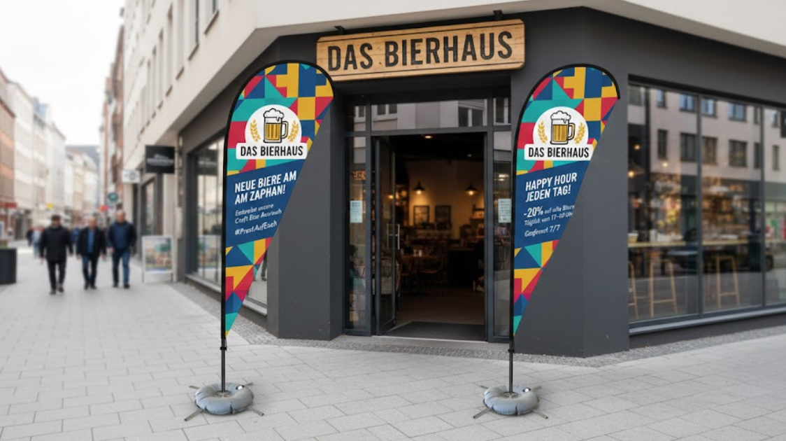 Werbefahnen Beachflags