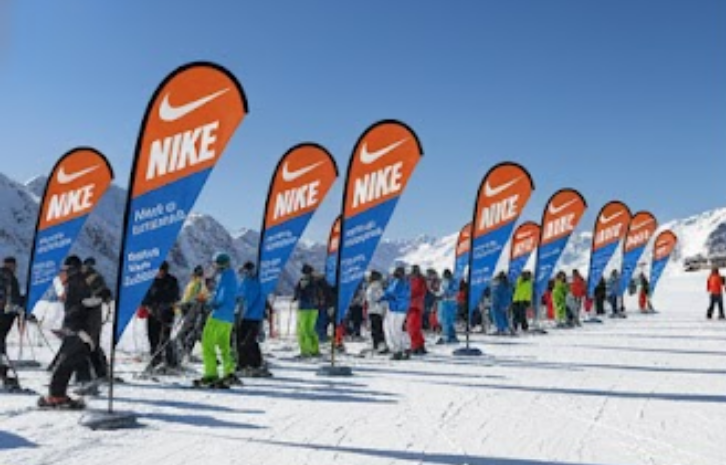 dropflag mit bodenplatte