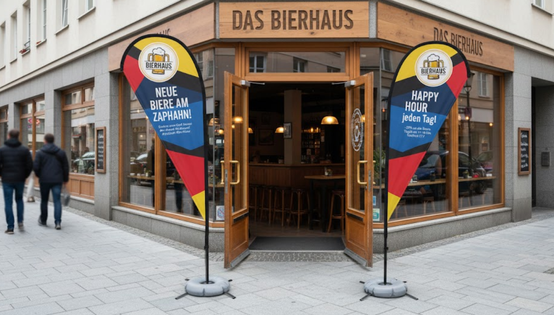 Werbefahnen Beachflags