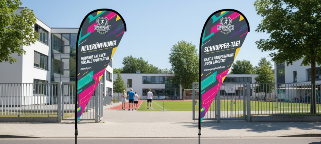 Werbefahnen Beachflags