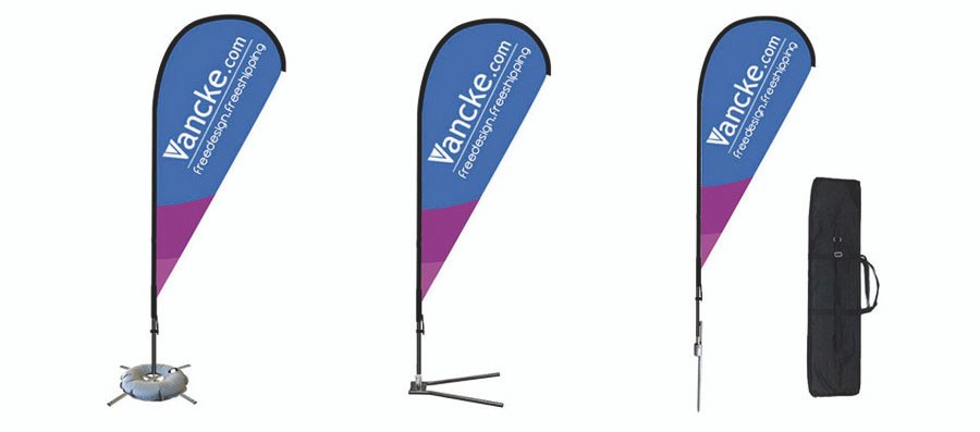 Beachflags drucken und Dropflag einzeln nach Wunsch gestalten