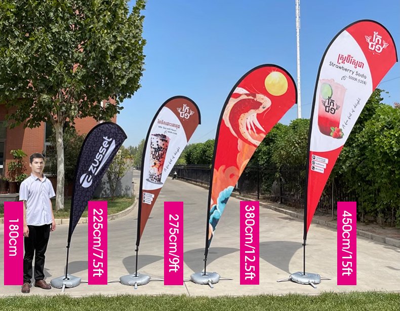 Beachflags drucken und Dropflag einzeln nach Wunsch gestalten