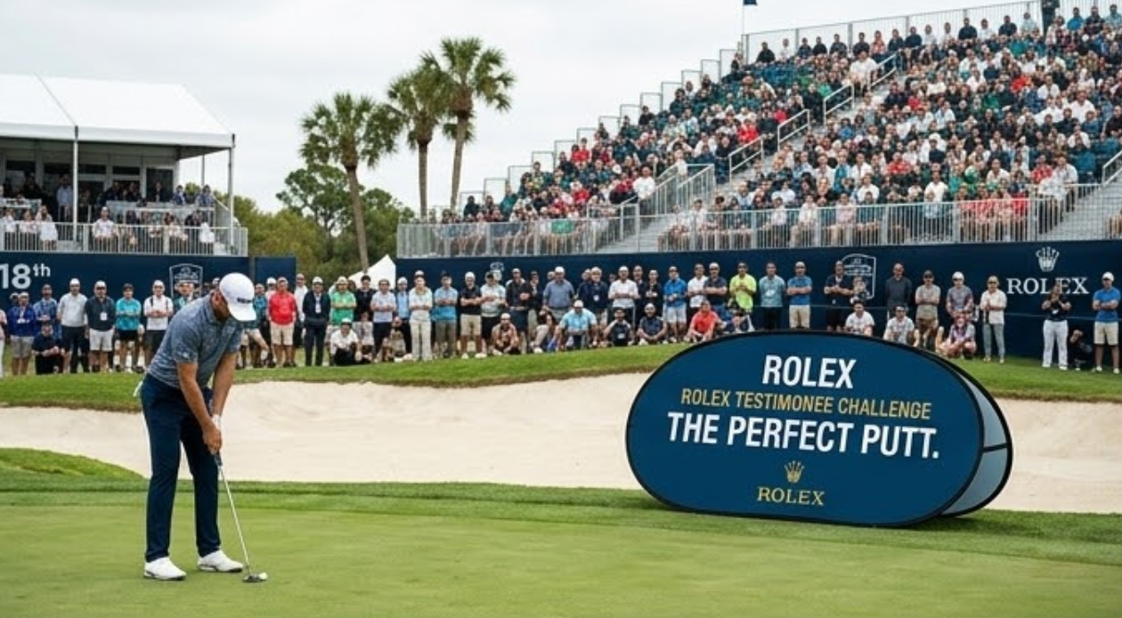 Golf-Event Branding: Pop-up Banner für das Putting Green